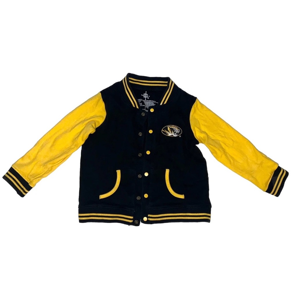 Missouri Tigers Toddler Varsity Lightweight 100% Cotton Jacket Sz 4T